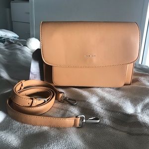 Vegan leather crossbody bag